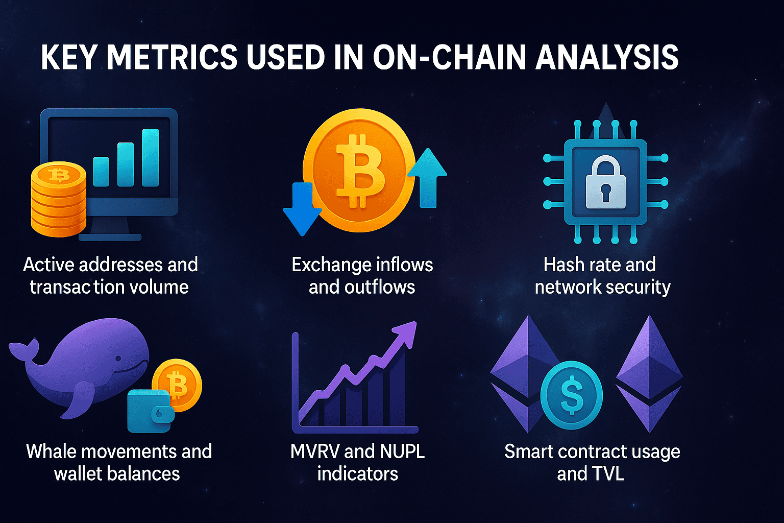 Key Metrics Measured for on-chain data